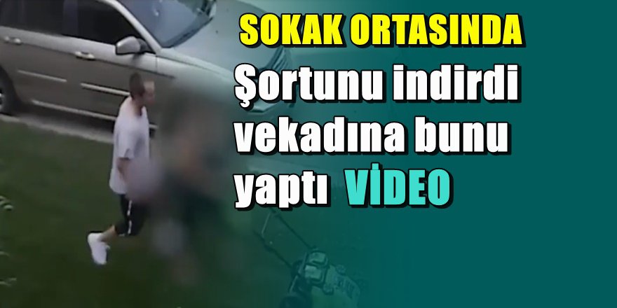 Sokak ortasında cinsel taciz ülkeyi karıştırdı