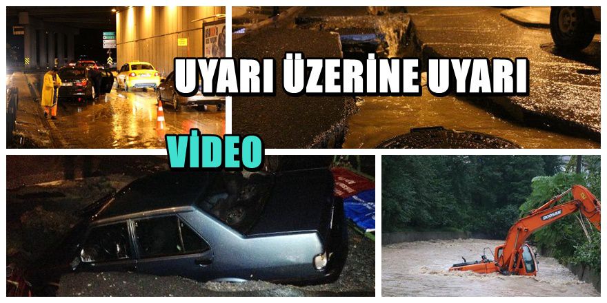 Meteoroloji'den sağanak yağış uyarısı