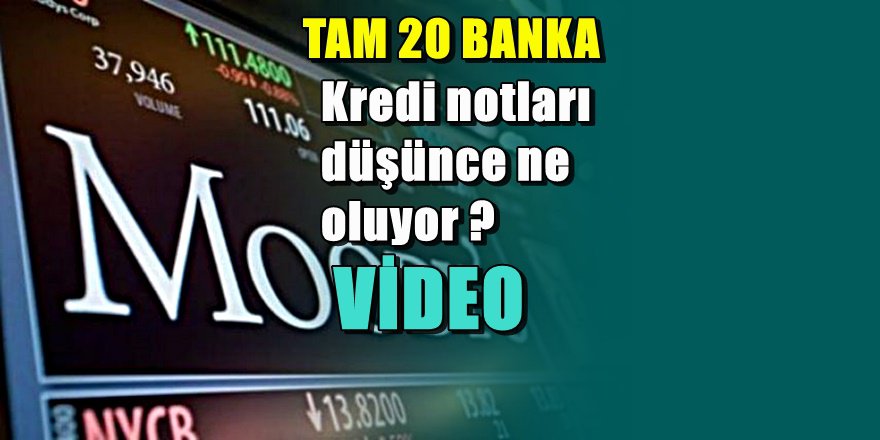 Türk Finans Sektöründe 20 banka depremi