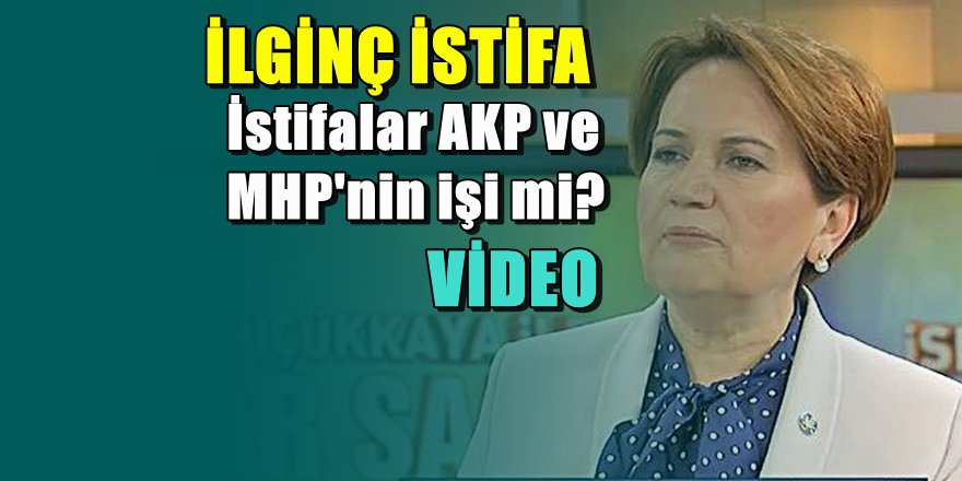 Partide beklenmedik istifa depremi