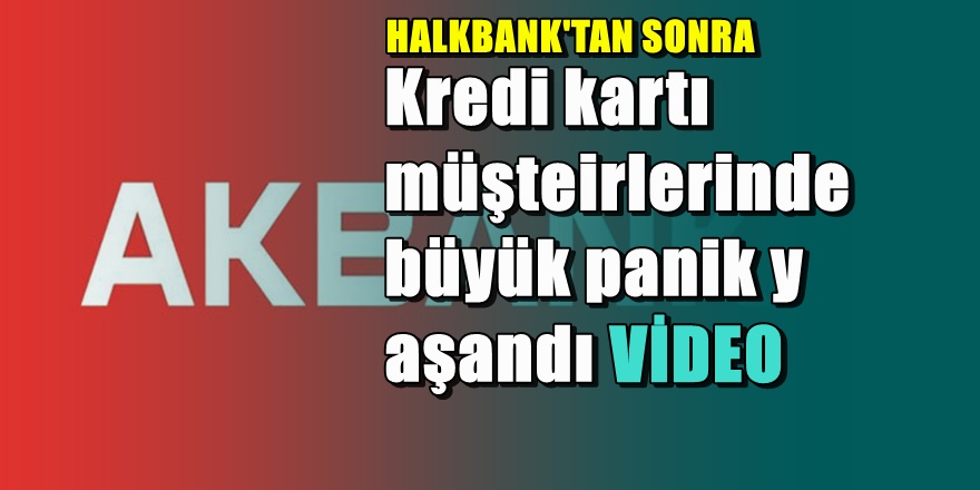 Halkbank'tan sonra bir skandalda Akbank'tan