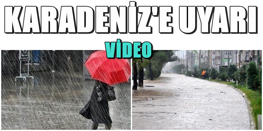 Meteorolojiden serin ve yağışı hava açıklaması