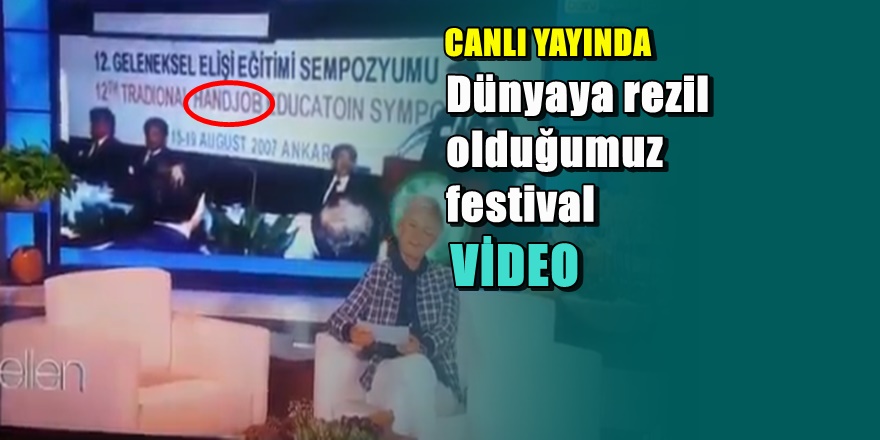 Yaptıkları festival Türkiyeyi dünyaya böyle rezil etti