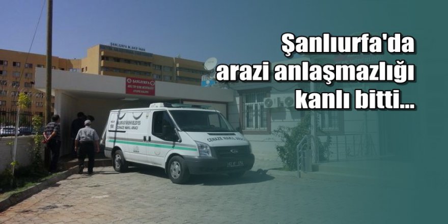 Arazi anlaşmazlığı yüzünden yeğenini öldürdü