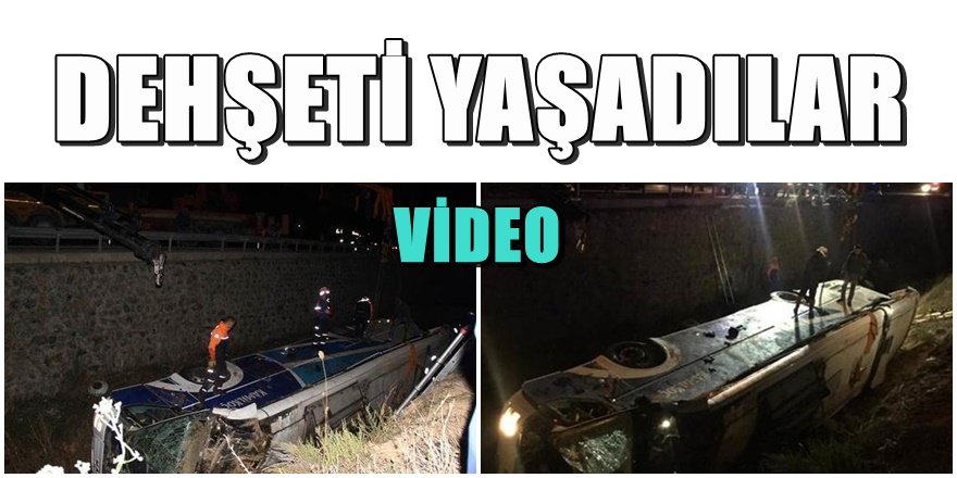 Antalya otobüsü Afyon'da kaza yaptı; 8 ölü 28 yaralı