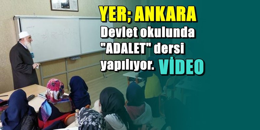 Ankara'da İmam Hatip Ortaokulunda büyük skandal