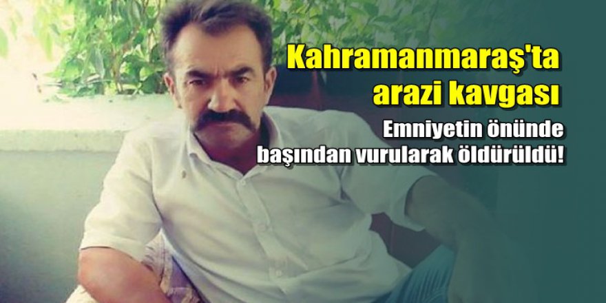 Emniyet Müdürlüğü önünde arazi tartışması kanlı bitti