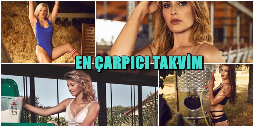 Çiftçiler için nefes kesen takvim yapıldı