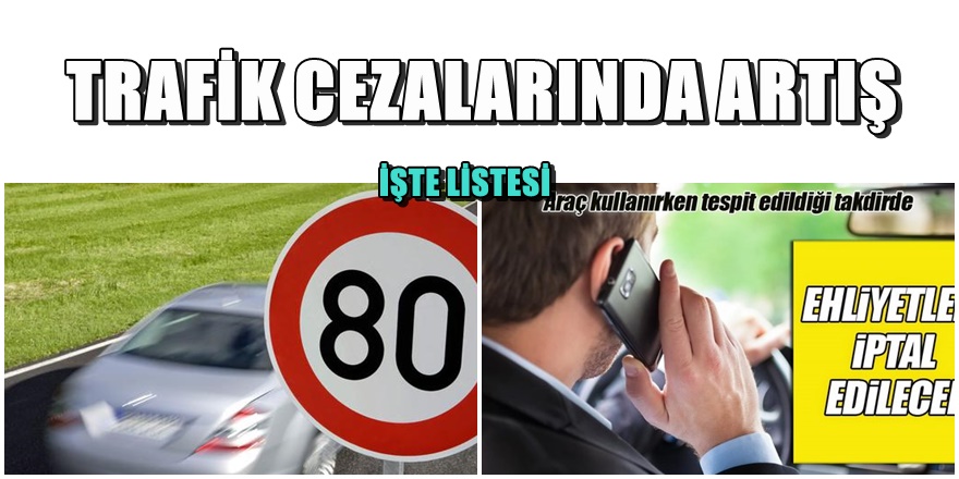 Yeni trafik ceza miktarları belli oldu