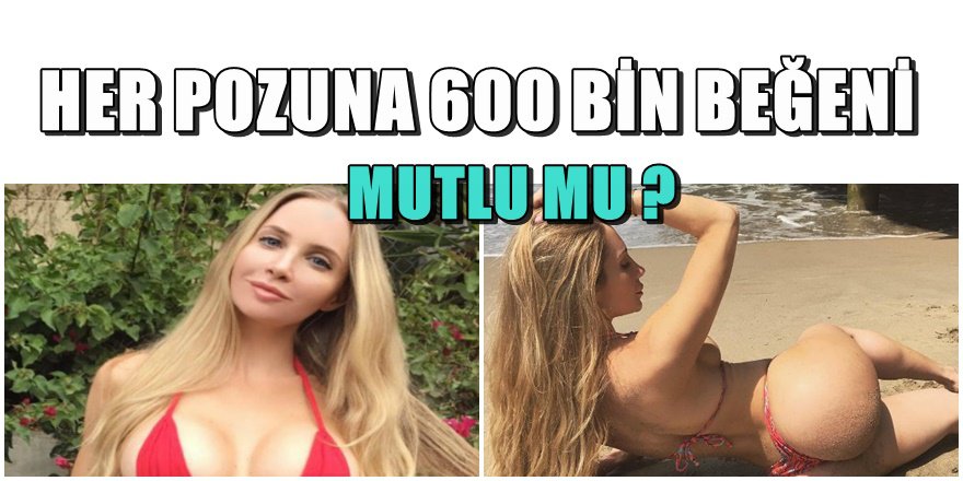 Ünlü modelin bu pozlarını 11 milyon kişi takip ediyor