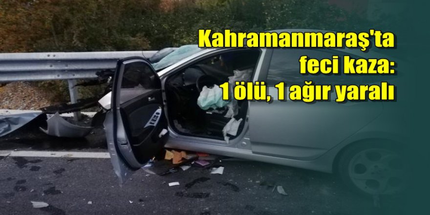Otomobil bariyerlere ok gibi saplandı: 1 ölü, 1 ağır yaralı