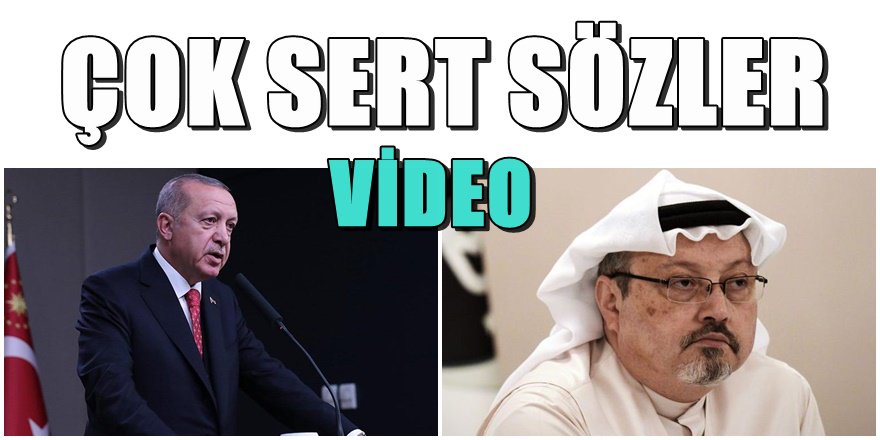 Erdoğan'dan Suudi Arabistan'a Kaşıkçı suçlaması