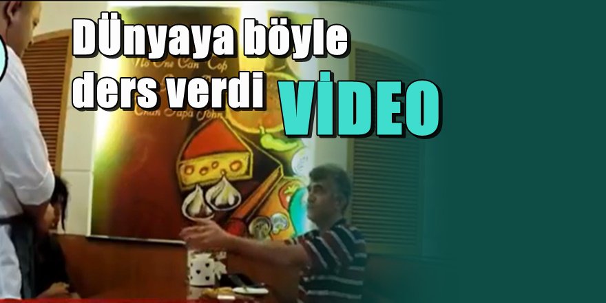 Çin'de kamera şakası yapılan Türk dünyaya ders verdi