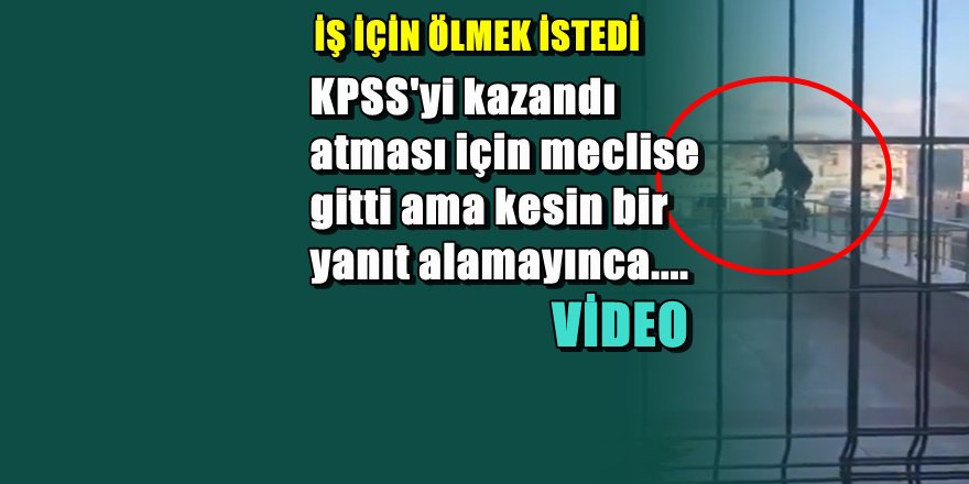 TBMM'yi ağaya kaldıran intihar olayı