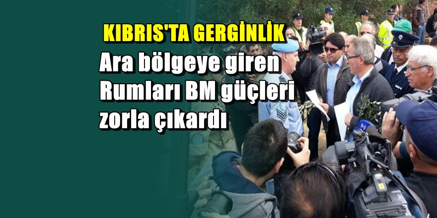 Kıbrıs'ta Rum tarafı ile gerginlik