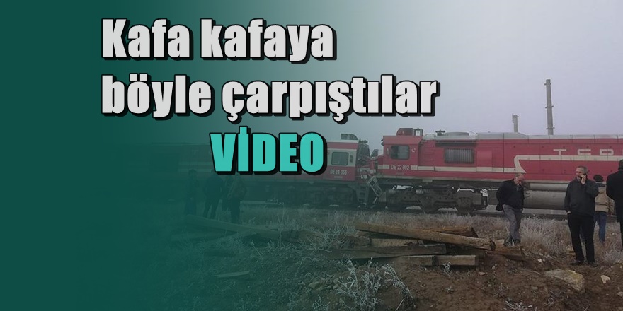 Sivas'ta feci tren kazası ; Yaralılar var