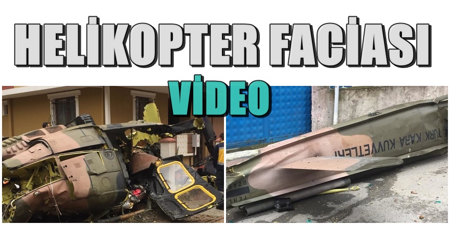 VİDEO İstanbul Sancaktepe'ye askeri helikopter düştü 4 şehit 1 yaralı