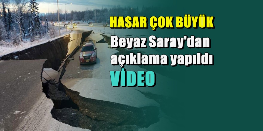 BU HALE GELDİ Alaska'da çok şiddetli deprem 6.6