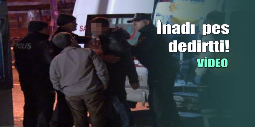 Ankara'da aracın çarptığı alkollü yaralı tedaviyi reddetti