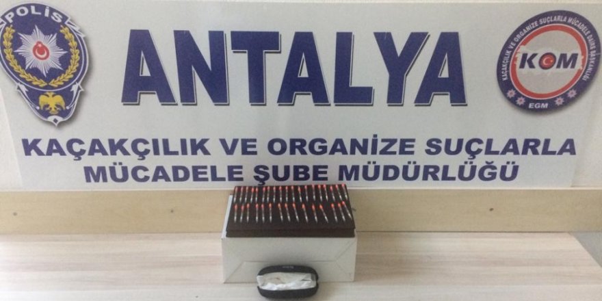 Antalya'da değeri 7.8 Milyon olan Kobra Zehri yakalandı