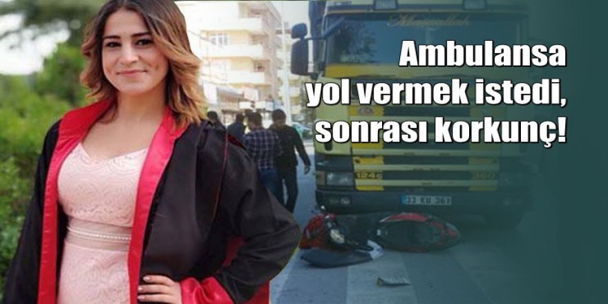 Antalya'da korkunç kaza: Ambulansa yol vermek istemişti