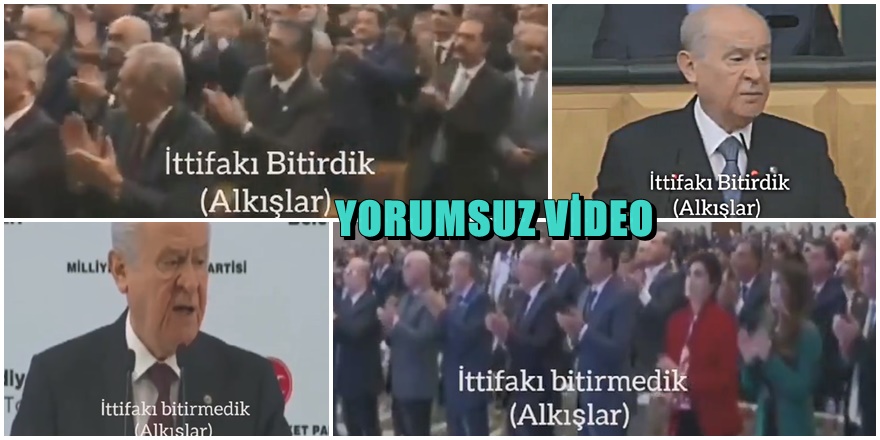 Devlet Bahçeli'nin 'İttifak Bitti Bitmedi' videoları sosyal medyayı salladı