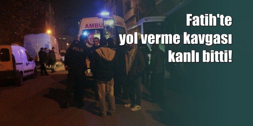 Fatih’te otobüs şoförüne silahlı saldırı