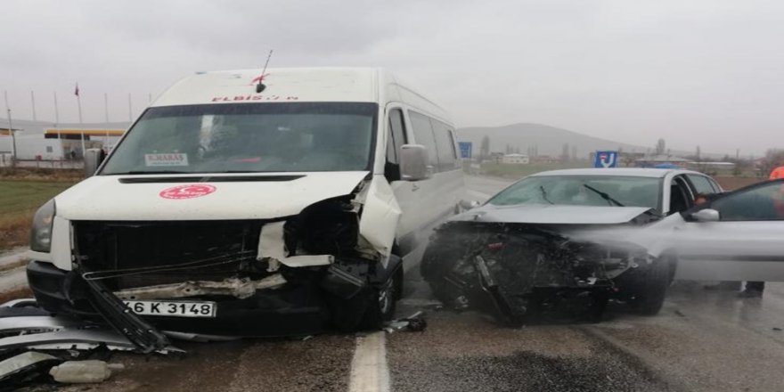 Kahramanmaraş'ta feci kaza; 3 yaralı