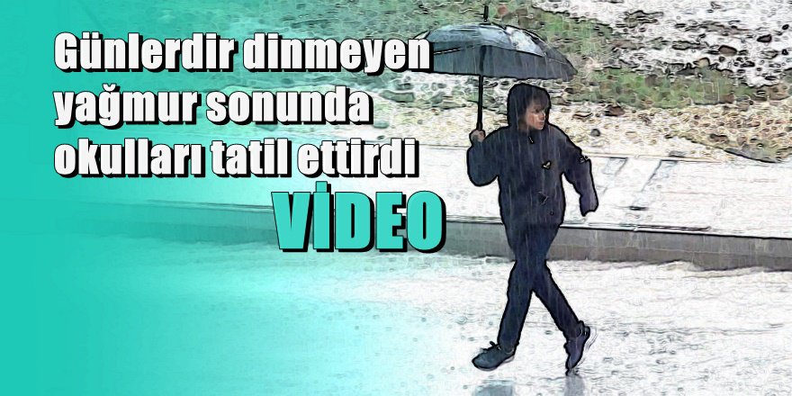 Yağışlar ve fırtına Kıbrıs'ta okulları tatil ettirdi