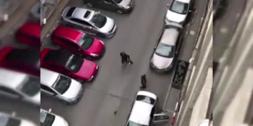 Güngören'de silahlı gasp saniye saniye böyle görüntülendi