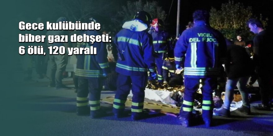 İtalya’da gece kulübünde izdiham: 6 ölü, 120 yaralı