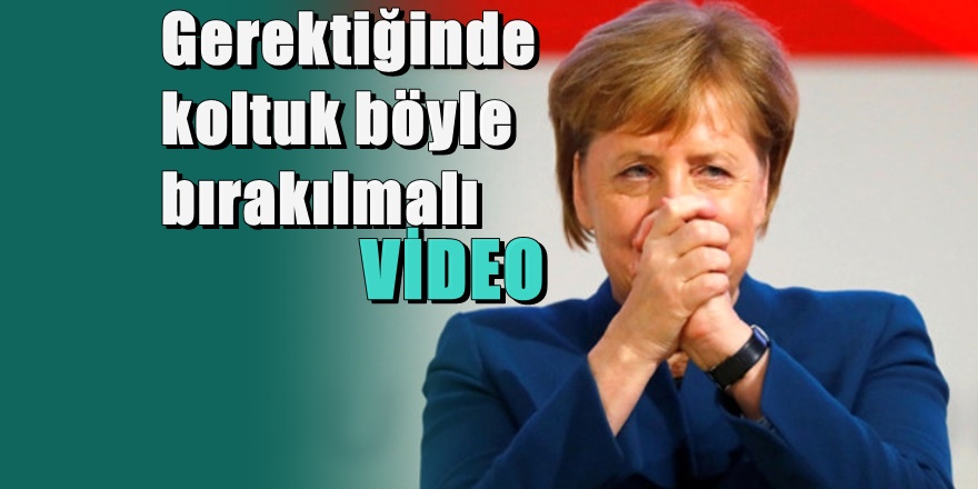 ONURU İLE  Merkel 18 yıllık başkanlığına gözyaşları ile veda etti