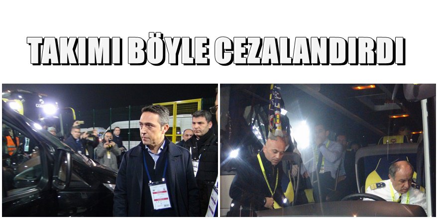 Ali Koç'tan Akhisarspor'dan 3 gol yiyen takıma jet ceza