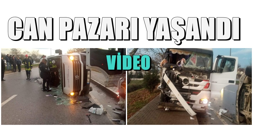 Çanakkale'de feci kaza 4 Ölü 16 Yaralı