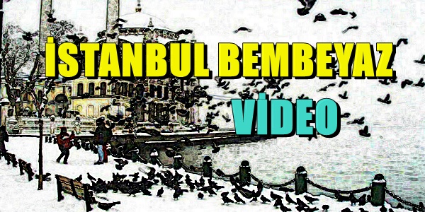 İstanbul'dan kar görüntüleri