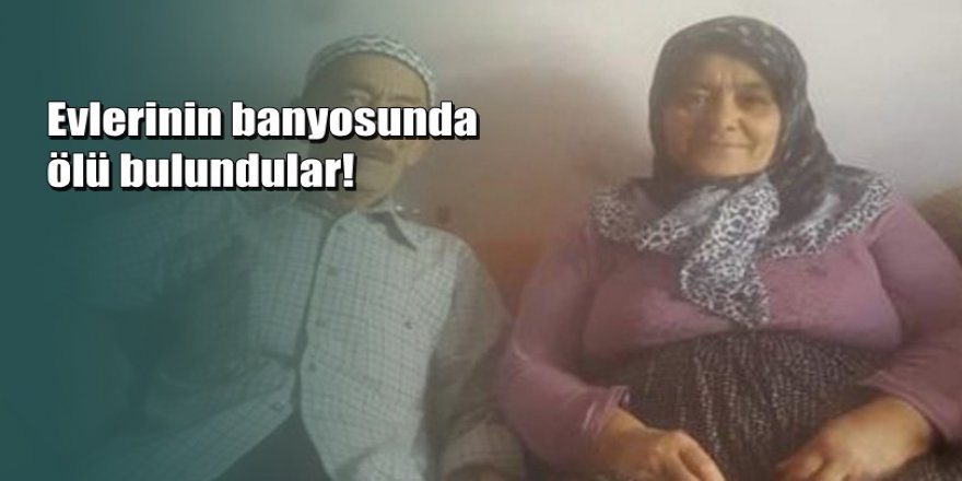 Konya'da evli çiftin şüpheli ölümü