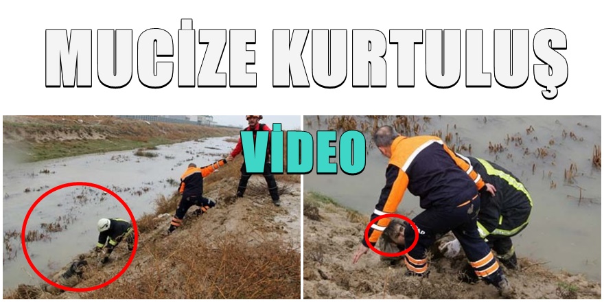 Afyon'da çamura saplanan öğrencinin mucize kurtuluşu