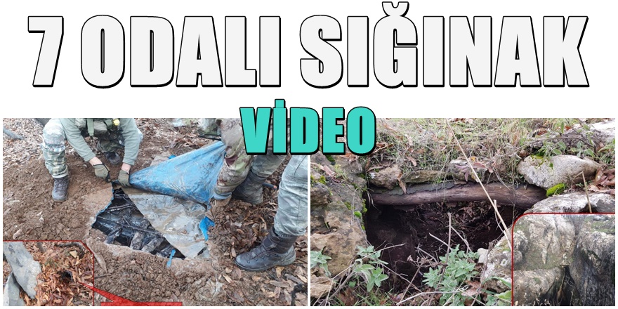 PKK'nın kış sığınakları böyle tahrip edildi