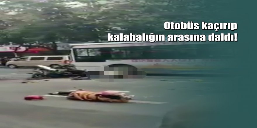 Kaçırılan otobüs kalabalığın arasına daldı: 5 ölü, 21 yaralı