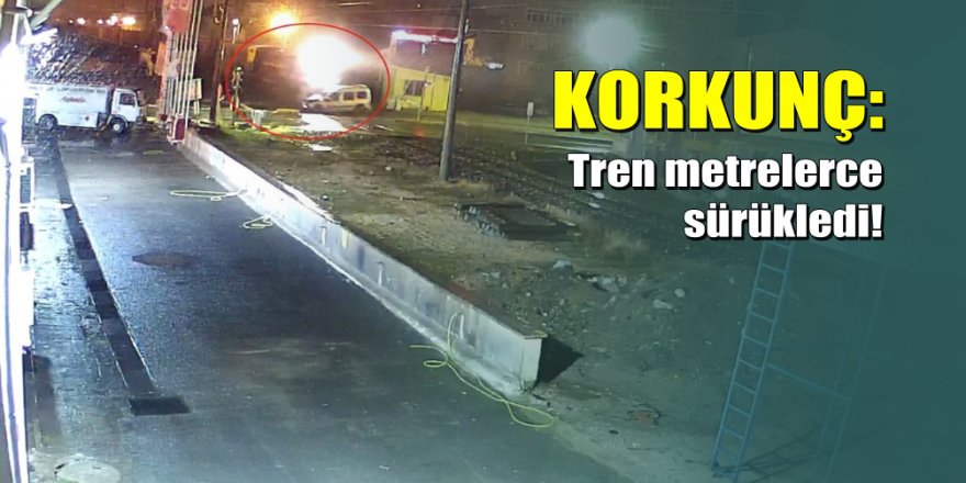 Niğde’deki tren kazası kamerada
