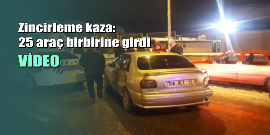 Başkent’te gizli buzlanma kazaya neden oldu: 9 yaralı