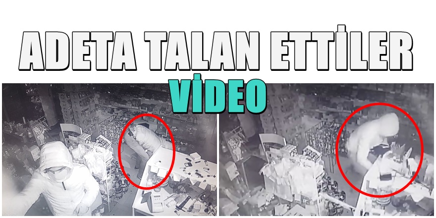 İstanbul'da film gibi soygun kamerada