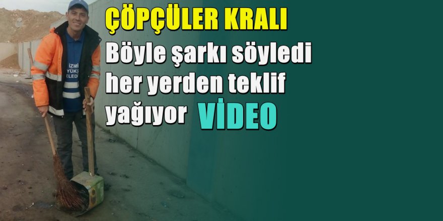 İzmirli çöpçünün görüntüleri sosyal medyayı salladı