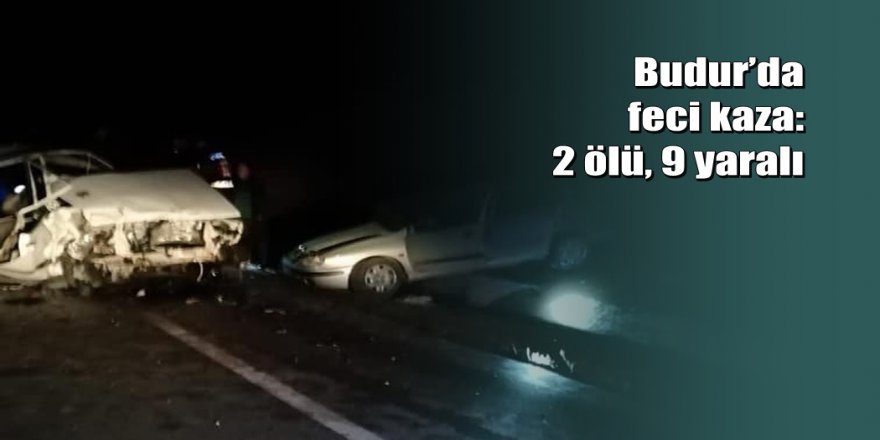 Burdur’da zincirleme kaza: 2 ölü, 9 yaralı