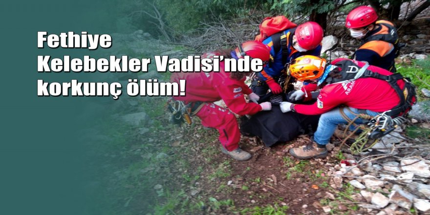 Fethiye'de kayalıklardan düşen genç hayatını kaybetti