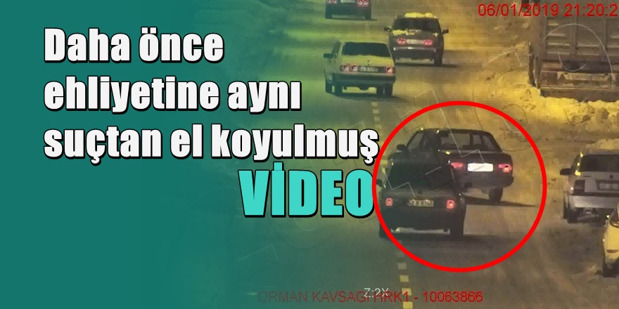 Konya'da makas atan sürücü böyle yakalandı