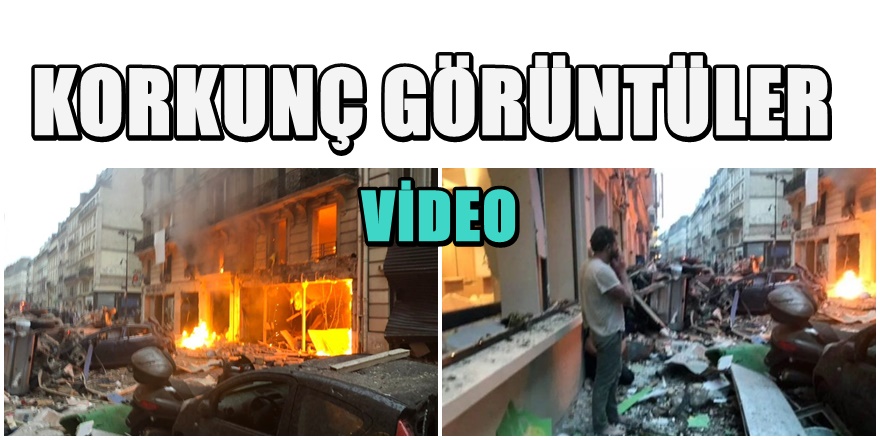 Paris'te korkunç patlama 4 Ölü 20 Yaralı