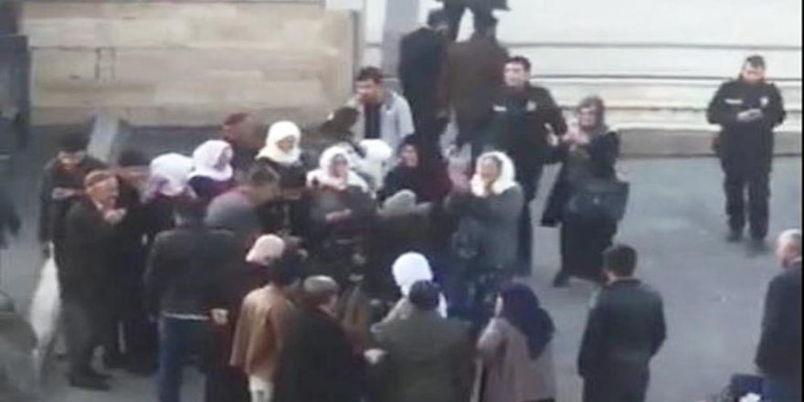 Şanlıurfa'da adliye önünde davullu zurnalı şenliği polis dağıttı