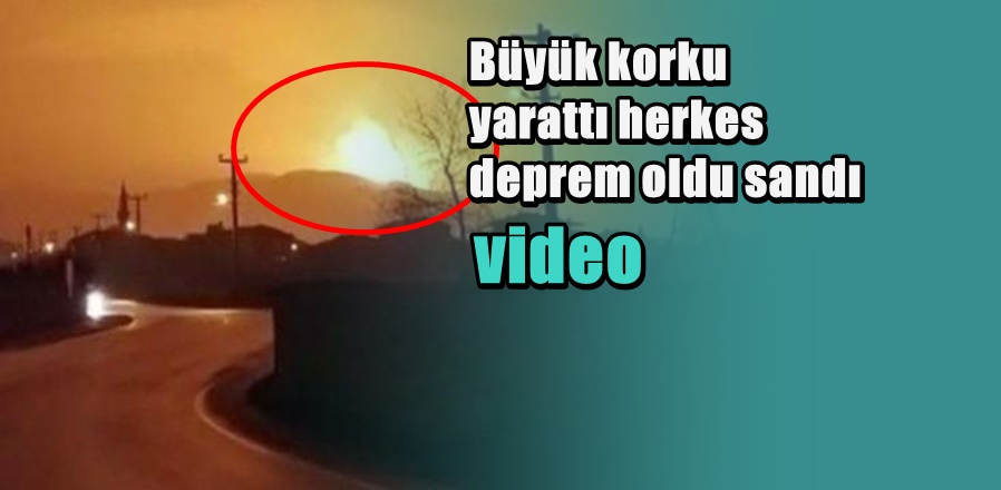 Sakarya'da korkunç patlama