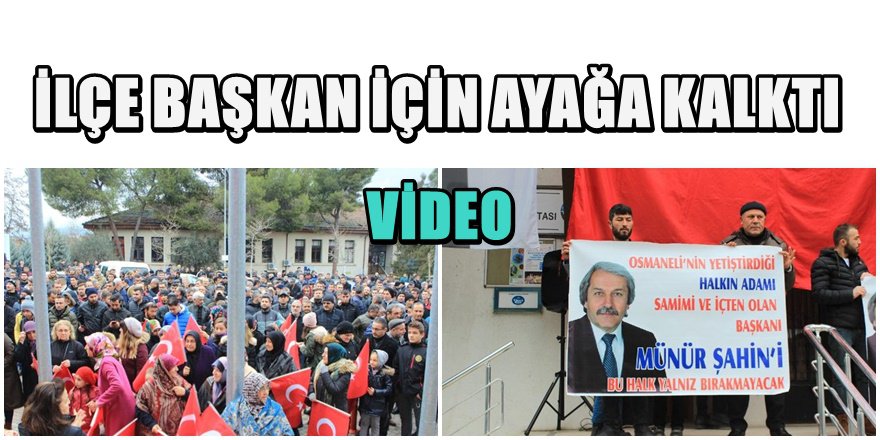 Bir ilçeyi ayağa kaldıran olayın görüntüleri